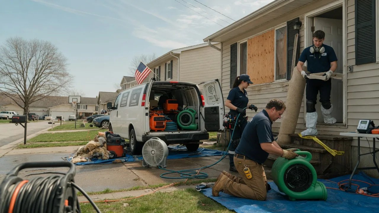 Water Damage Restoration in Ireland, WV near me